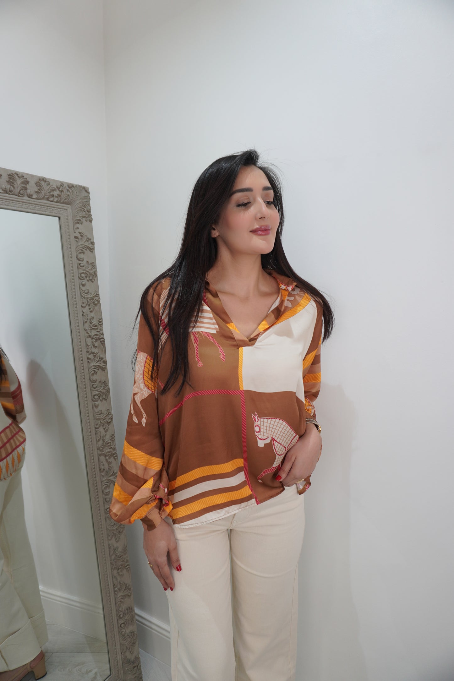 CHEMISE OLGA ORANGE