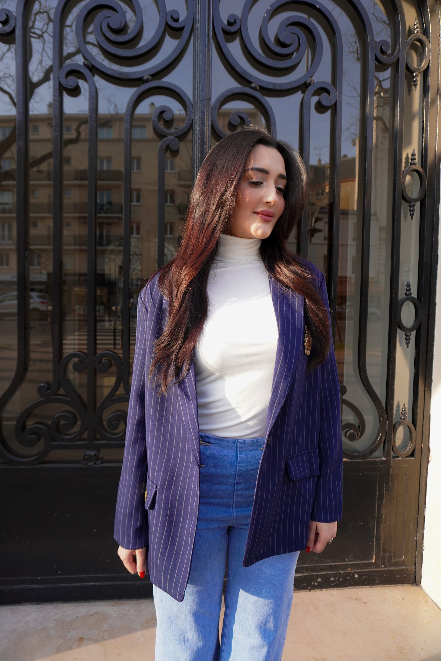 BLAZER ARMY BLEU MARINE