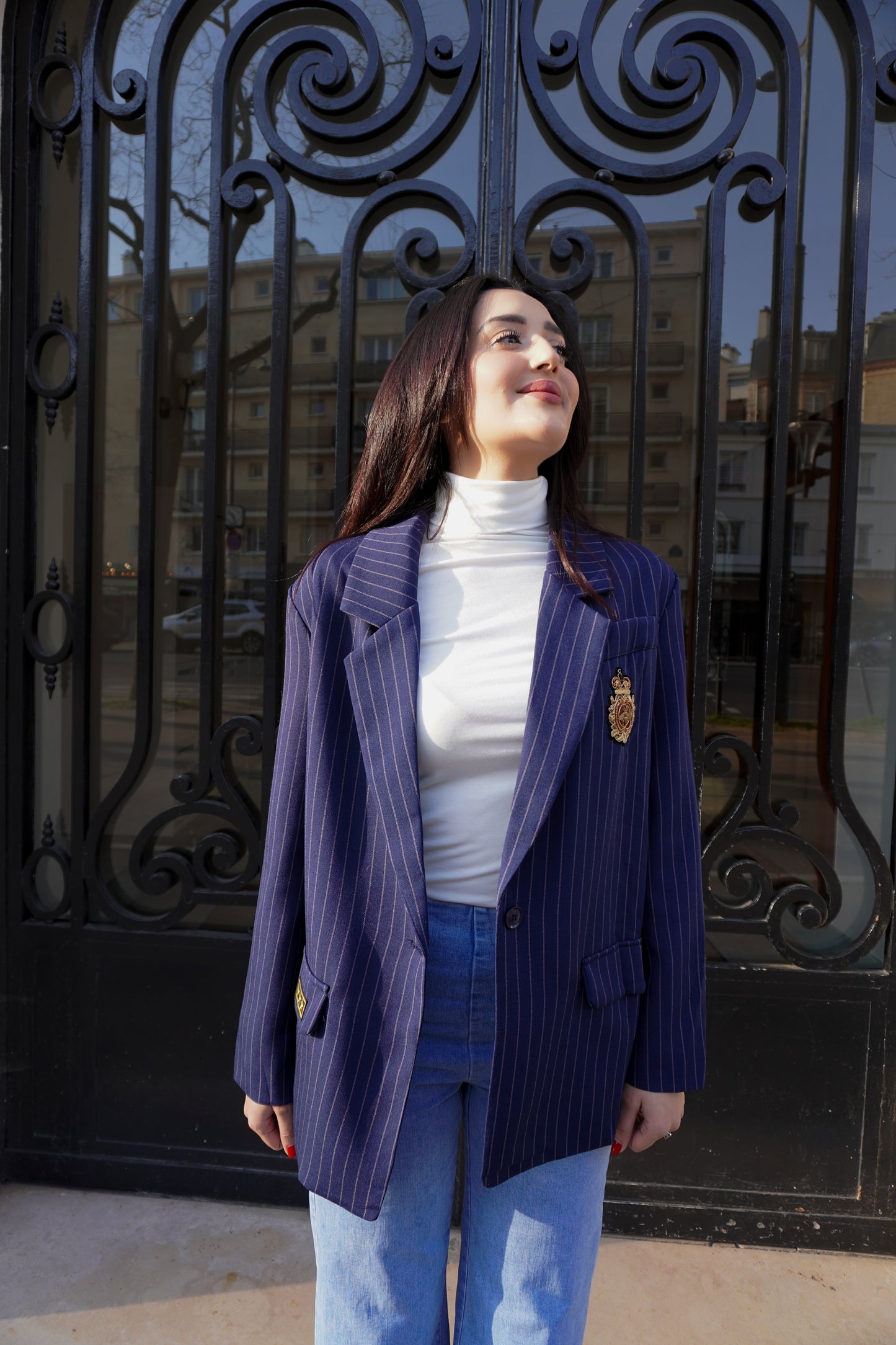 BLAZER ARMY BLEU MARINE