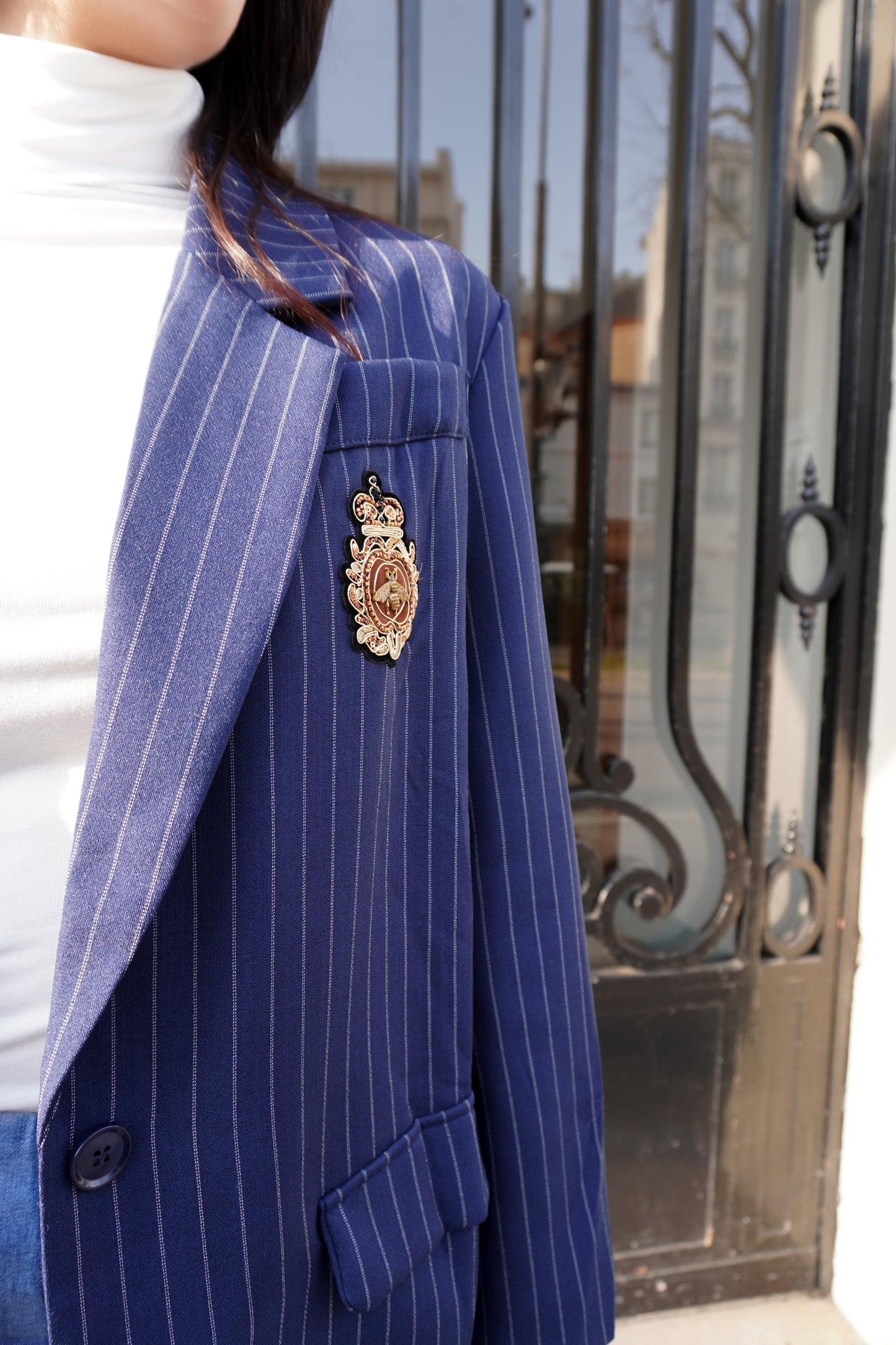 BLAZER ARMY BLEU MARINE
