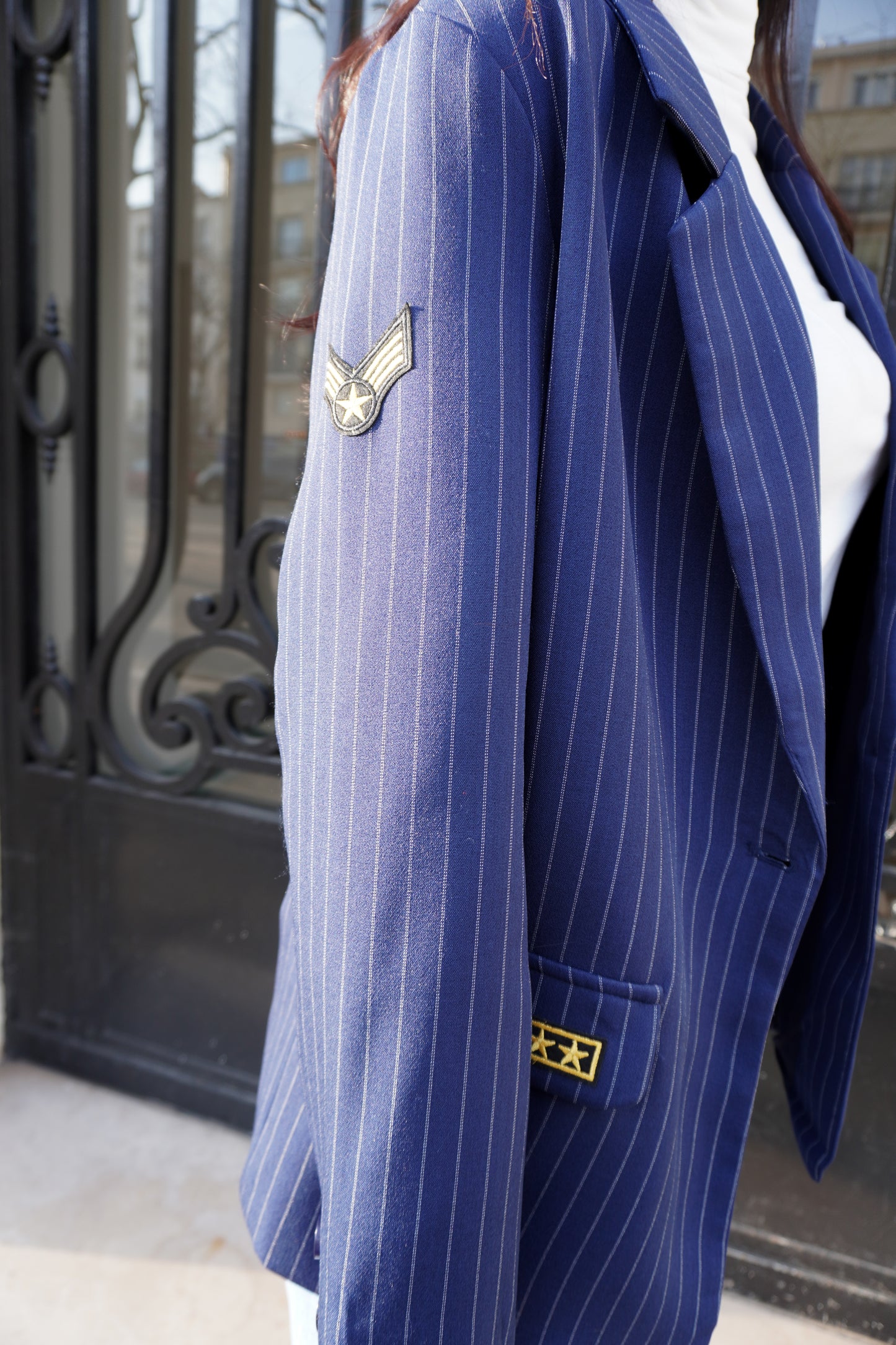 BLAZER ARMY BLEU MARINE
