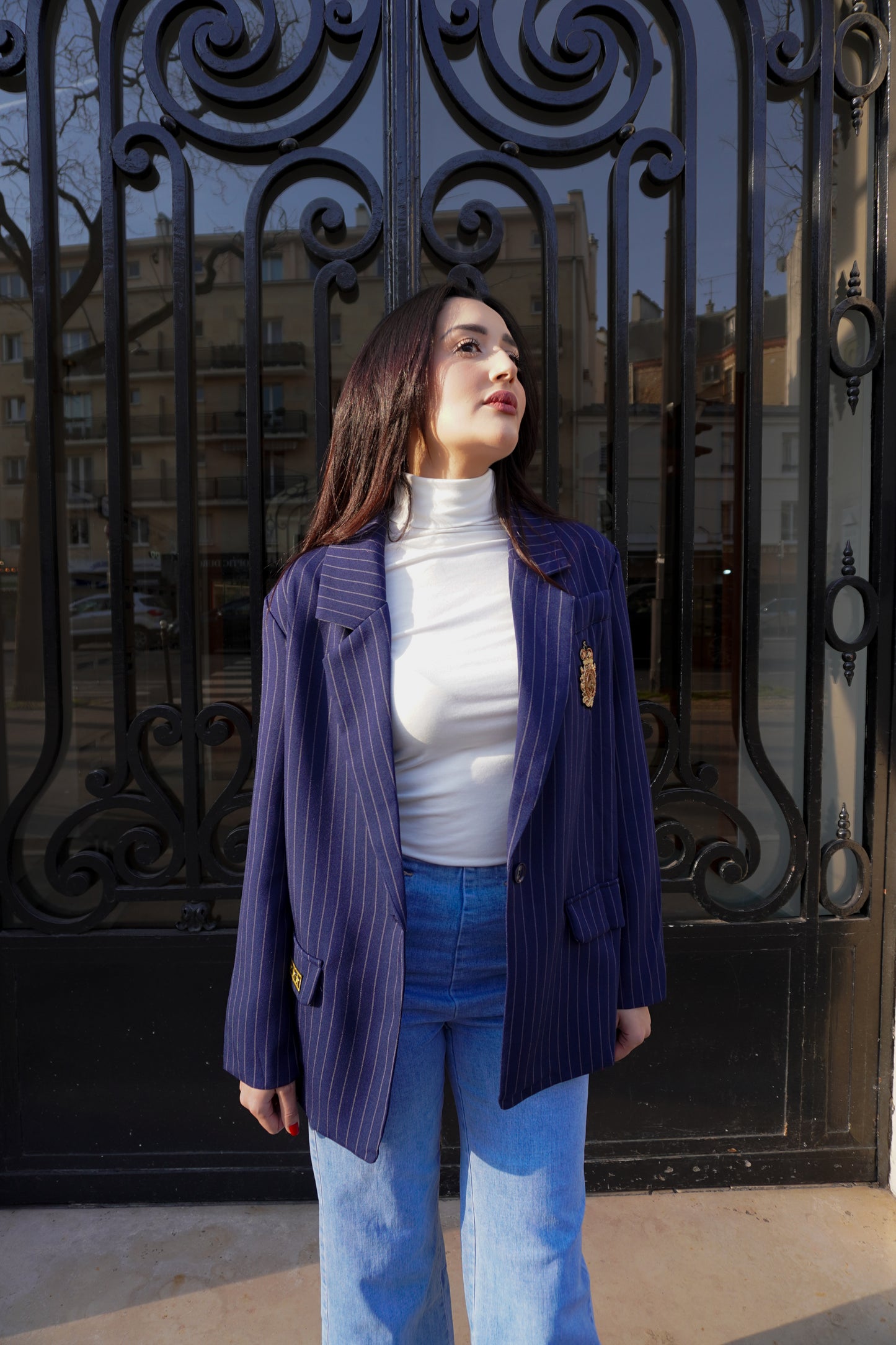 BLAZER ARMY BLEU MARINE
