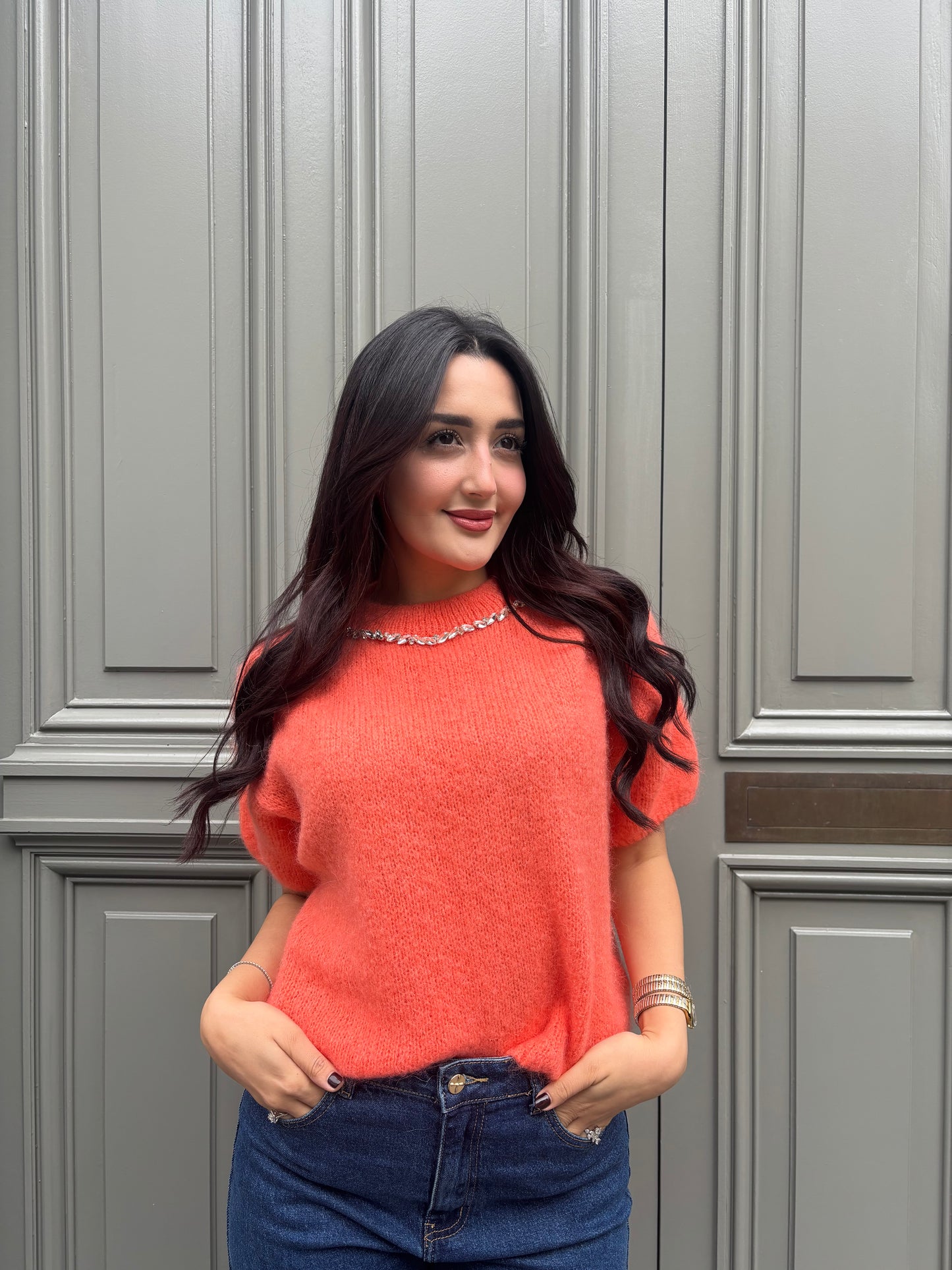 PULL AURORE ORANGE