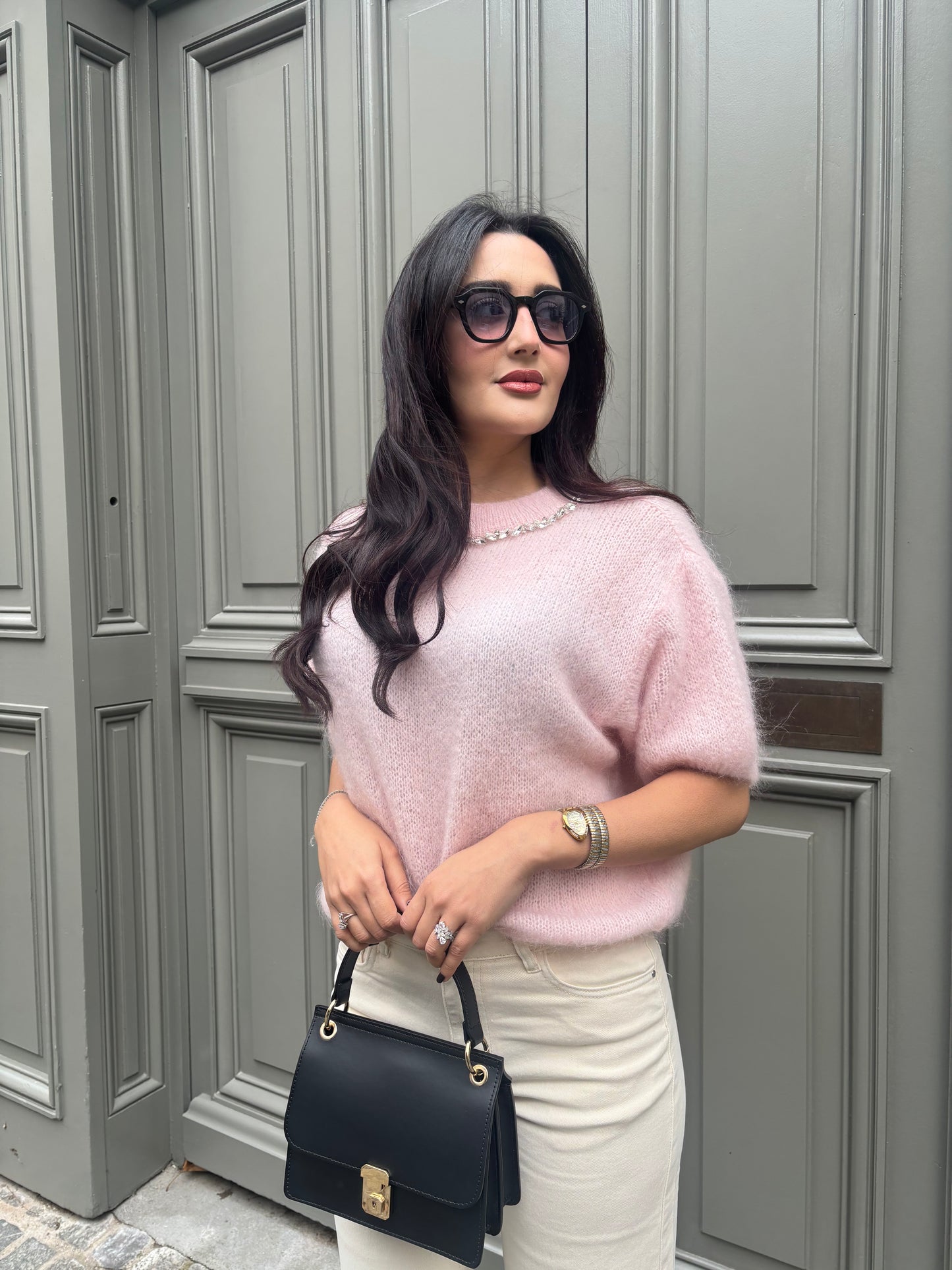 PULL AURORE ROSE