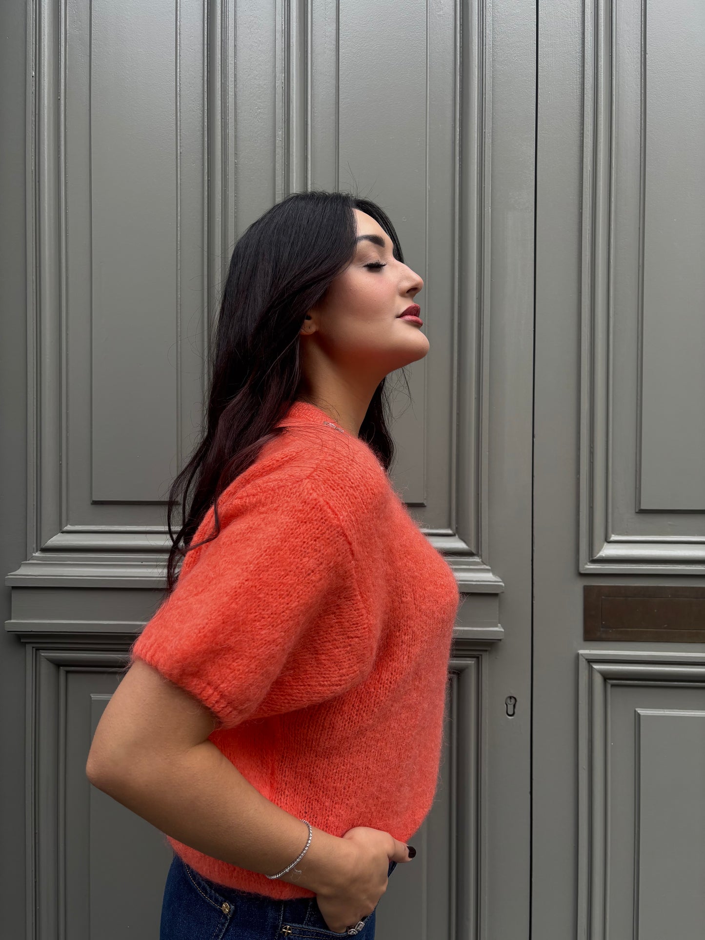 PULL AURORE ORANGE