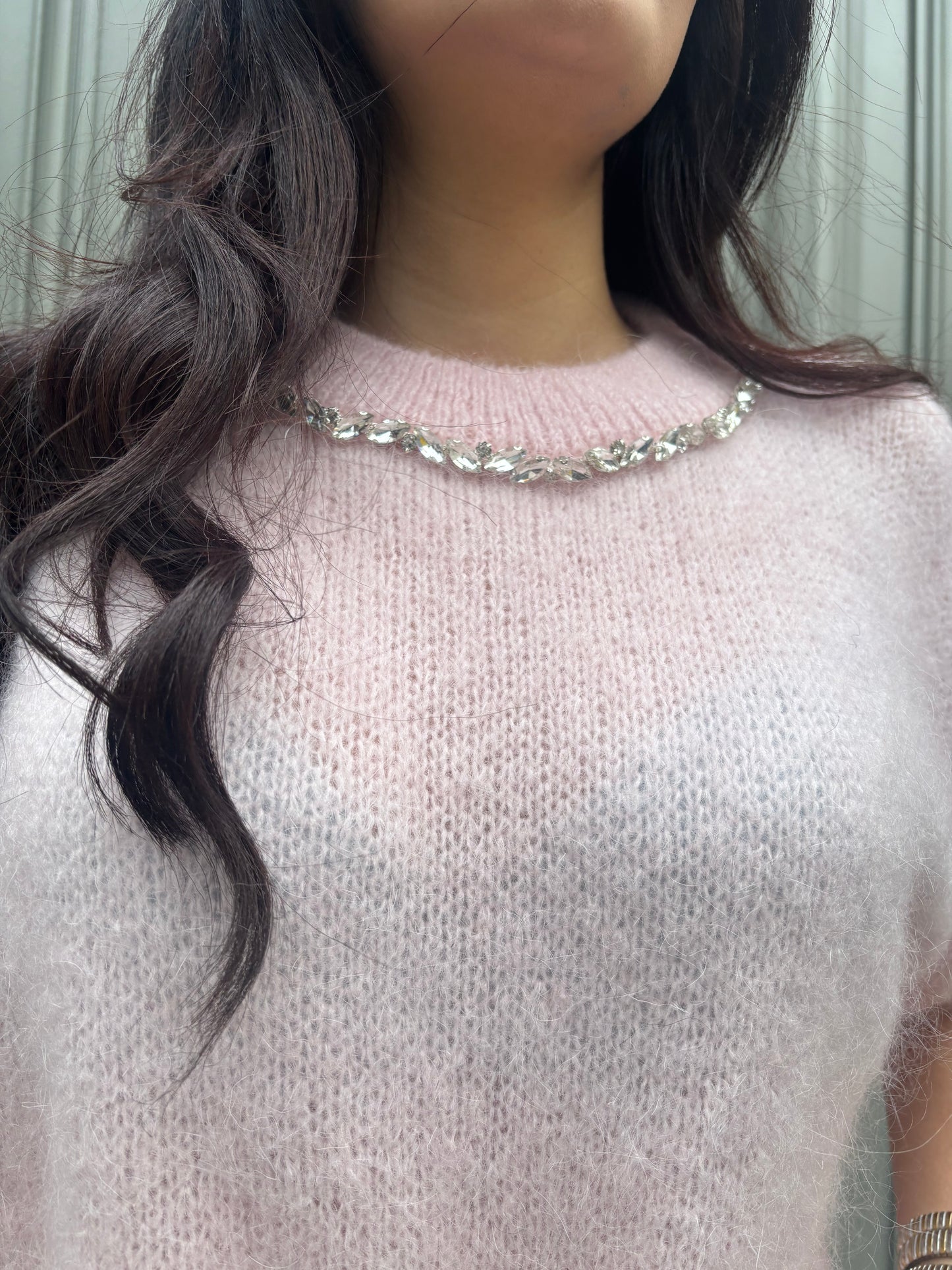 PULL AURORE ROSE