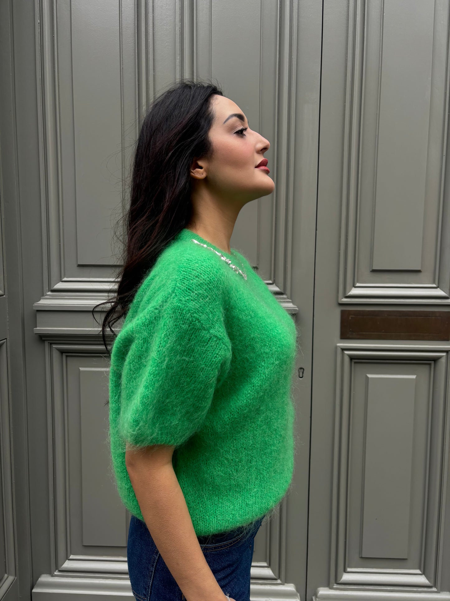 PULL AURORE VERT