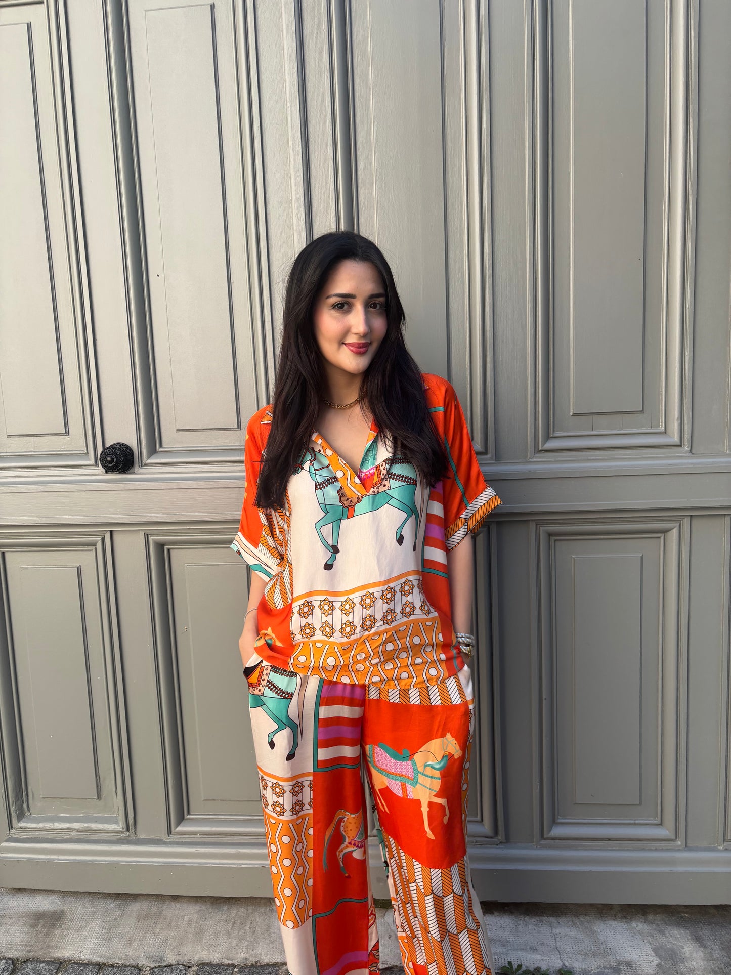 CHEMISE ALBA ORANGE