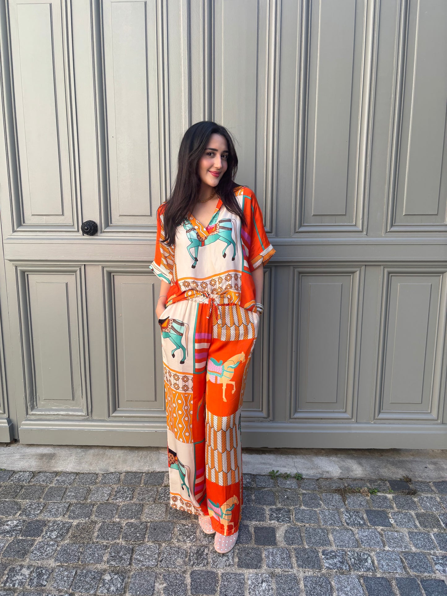 CHEMISE ALBA ORANGE