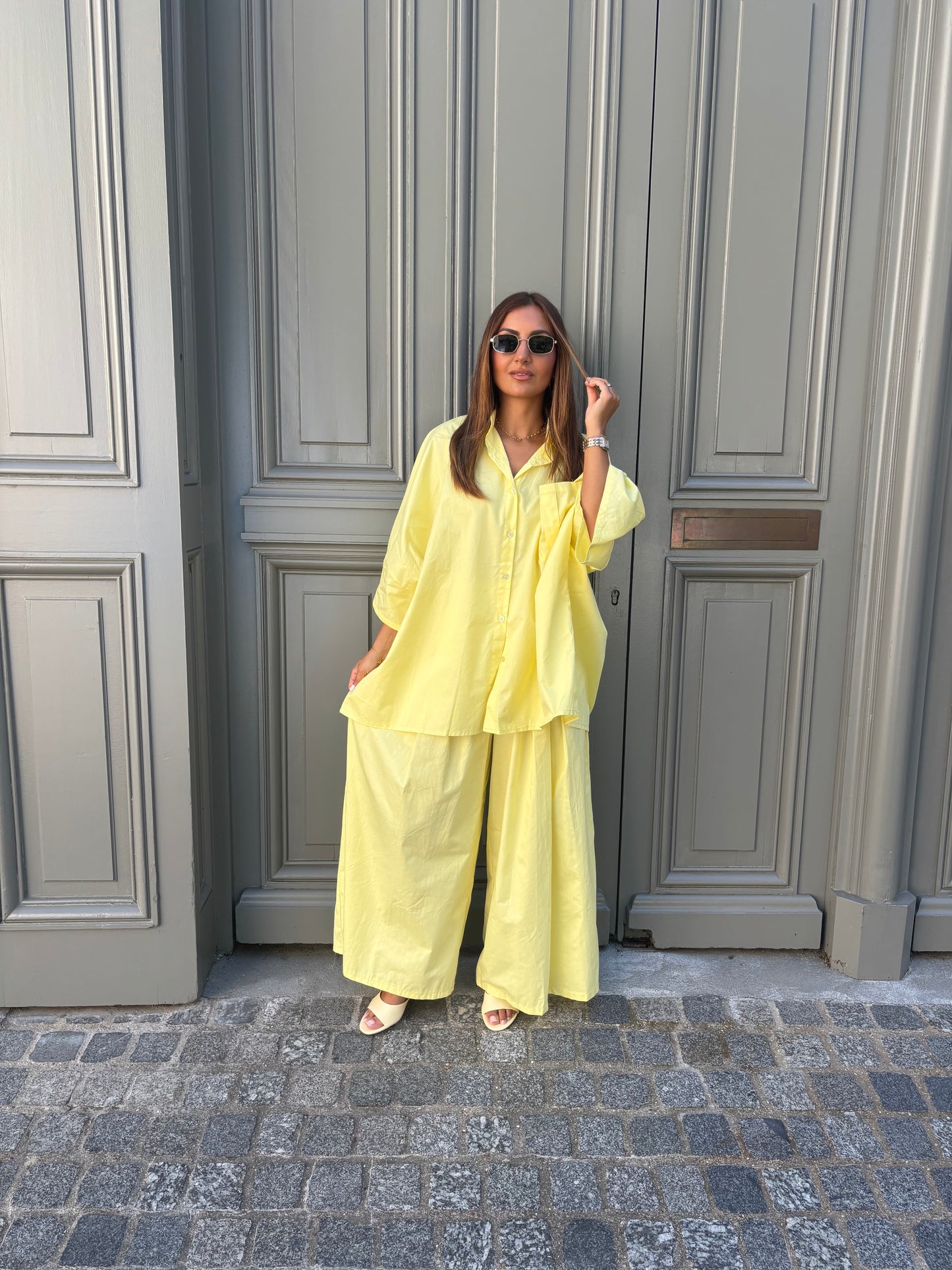 PANTALON JISS JAUNE