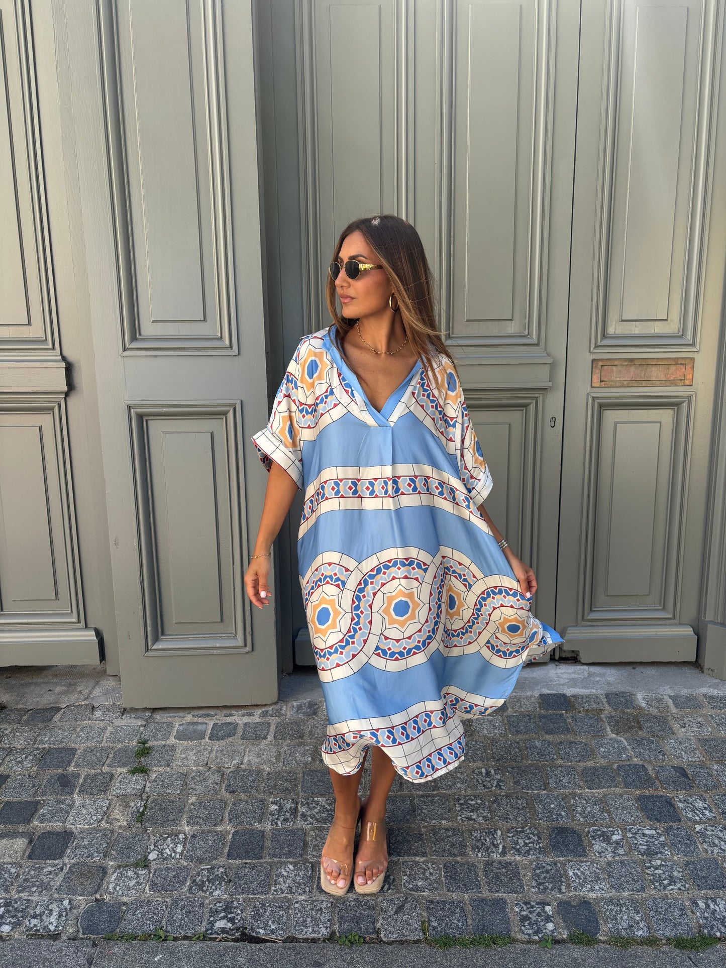 ROBE ALBA BLEU