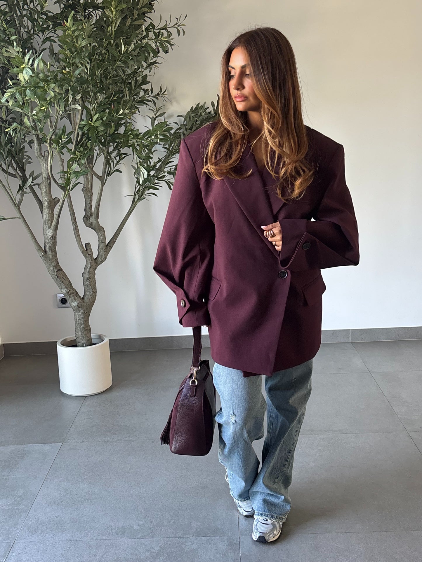 Blazer Mani Bordeaux