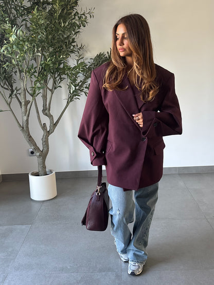 Blazer Mani Bordeaux
