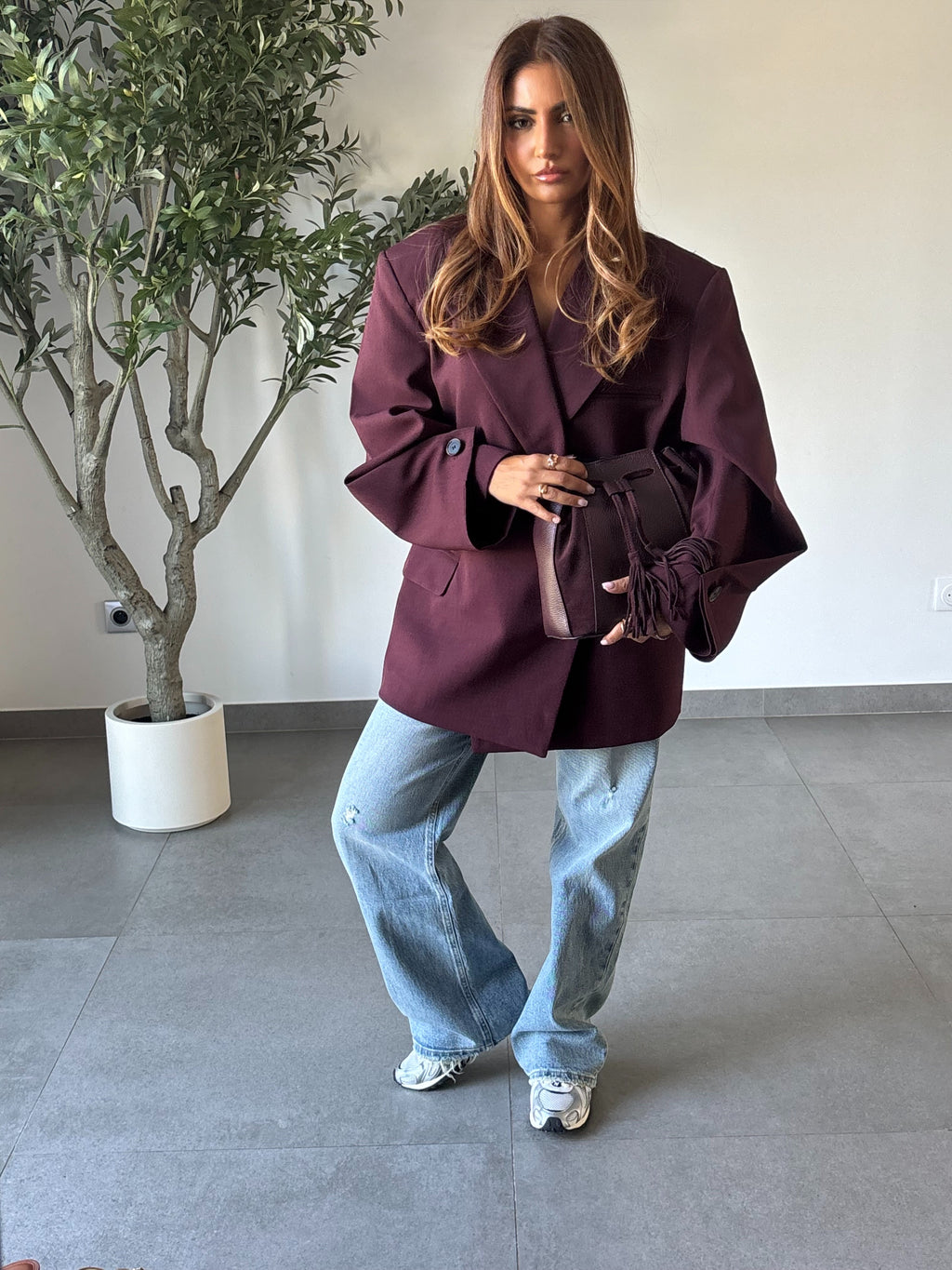 Blazer Mani Bordeaux