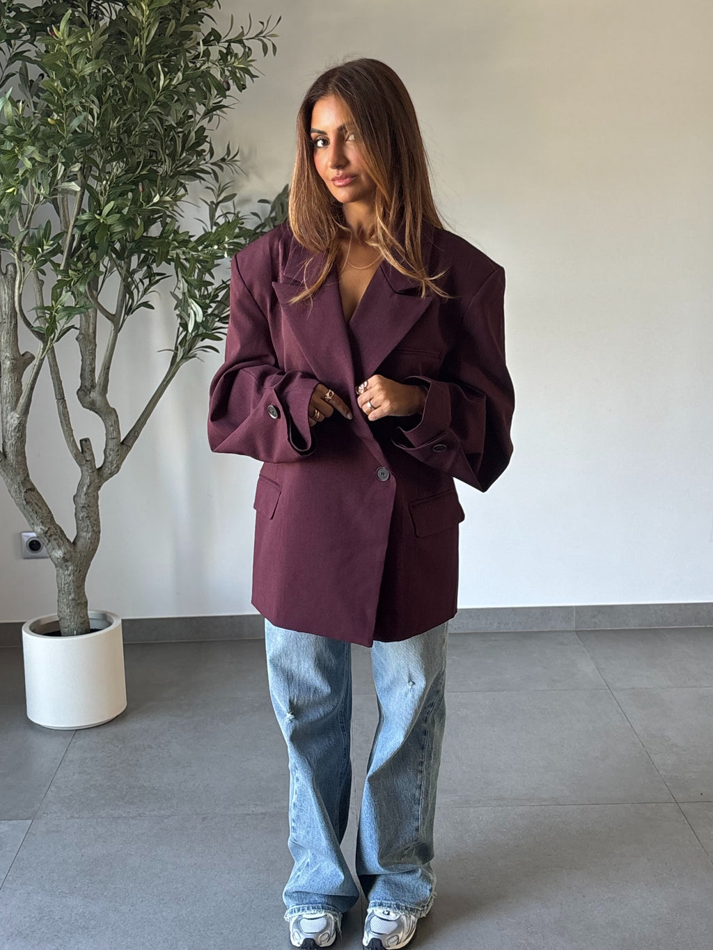 Blazer Mani Bordeaux