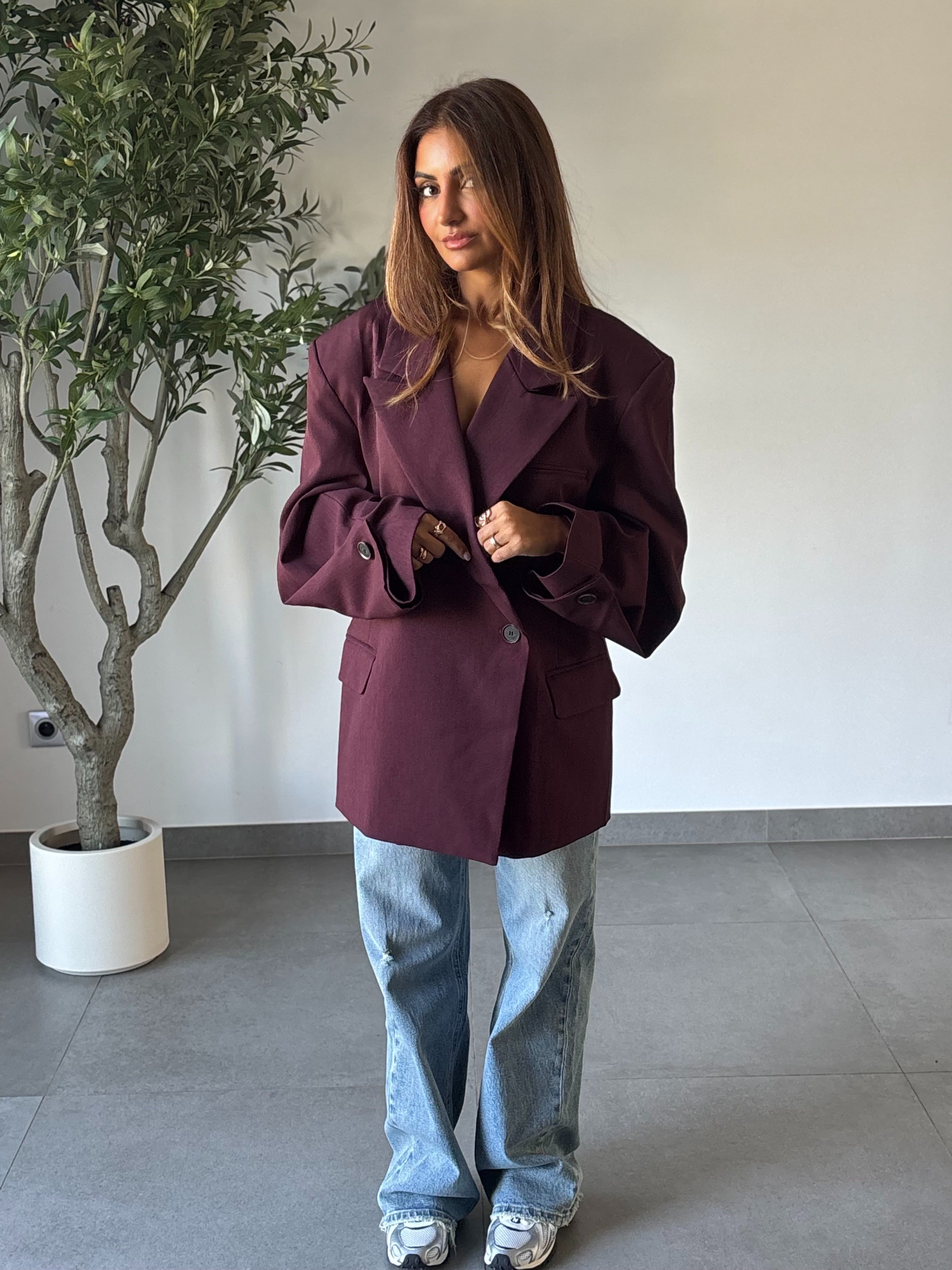 Blazer Mani Bordeaux