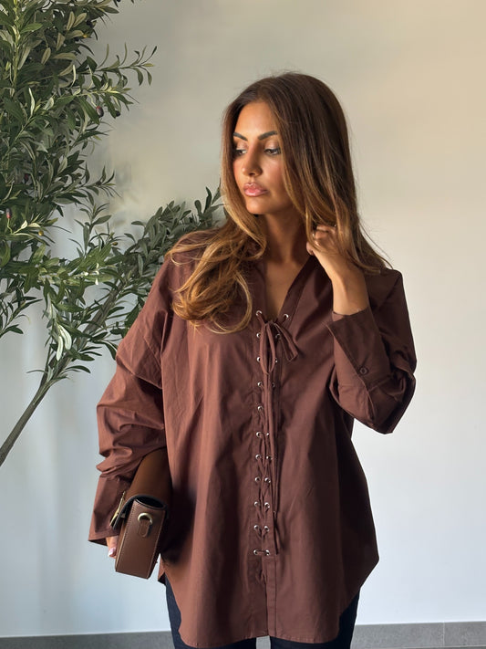 Chemise Virgie Marron